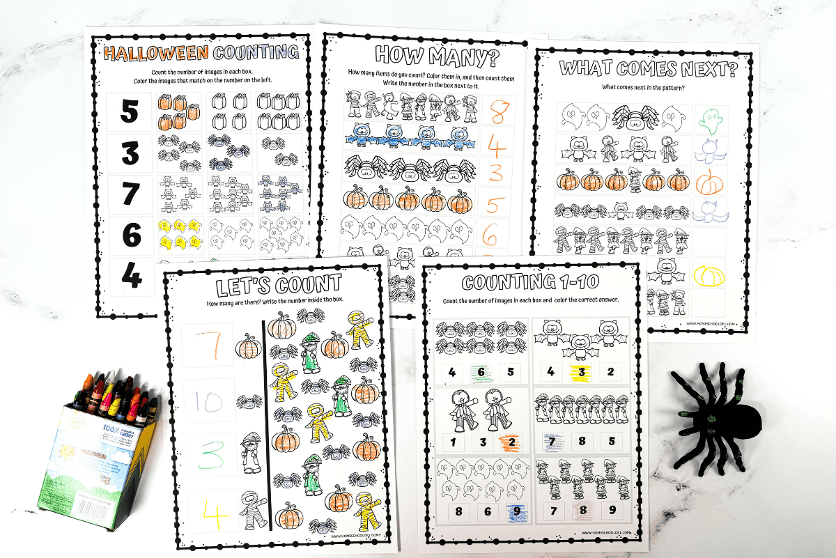 HALLOWEEN MATH PRINTABLES