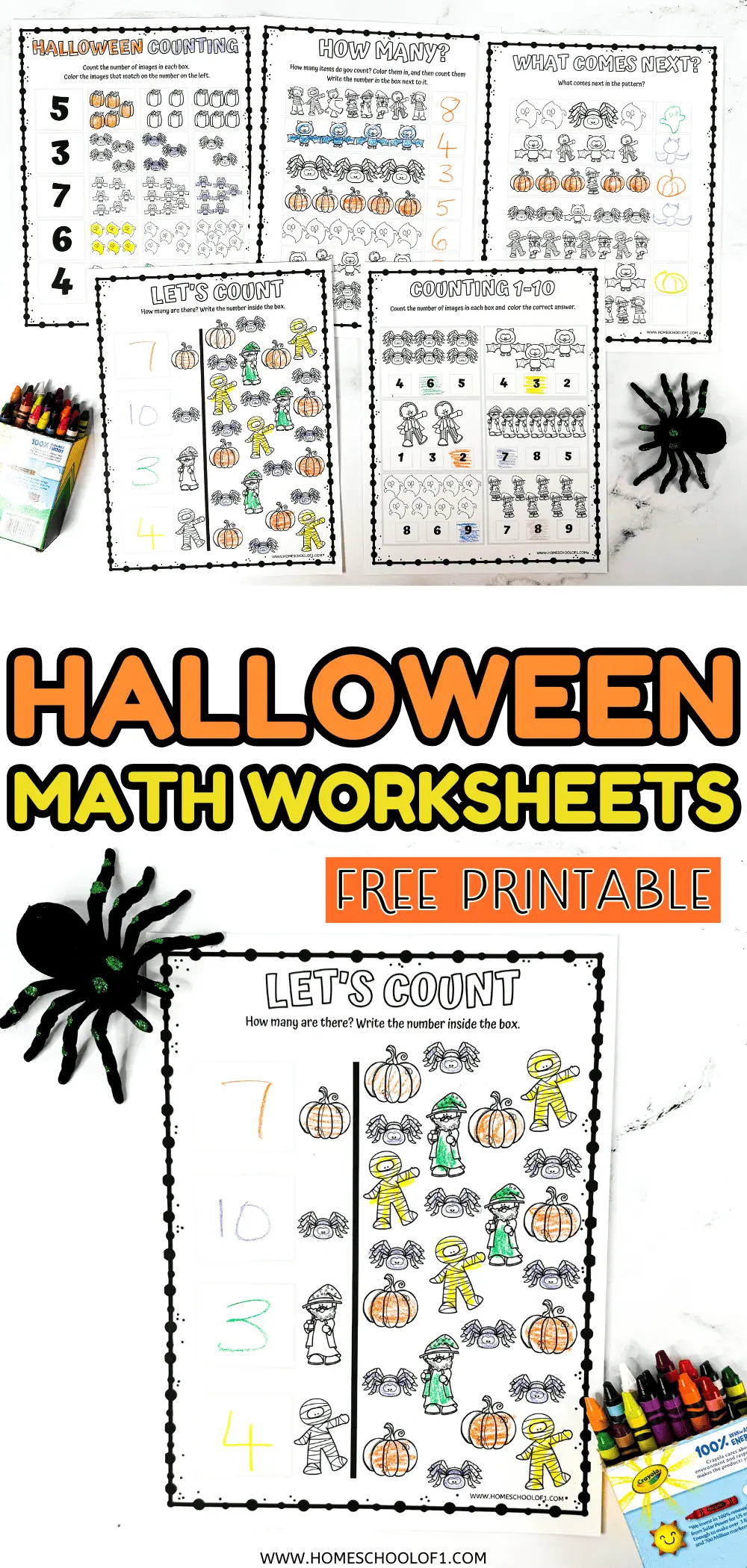 HALLOWEEN MATH WORKSHEETS