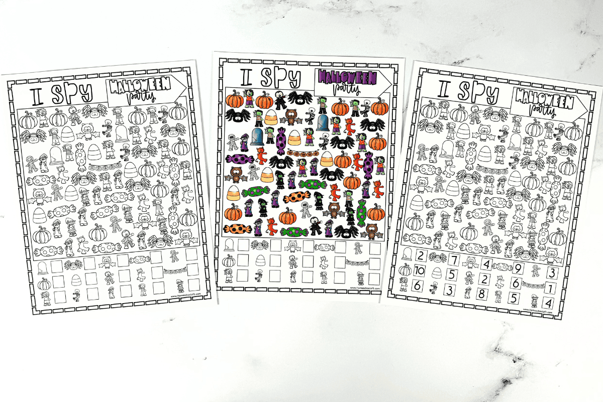 halloween i spy printable