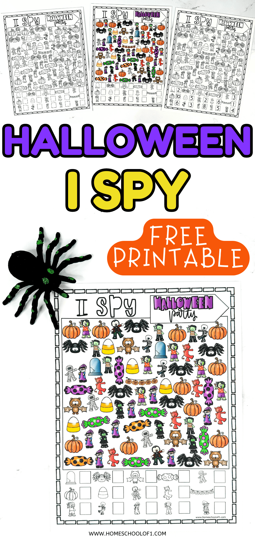 halloween i spy worksheet