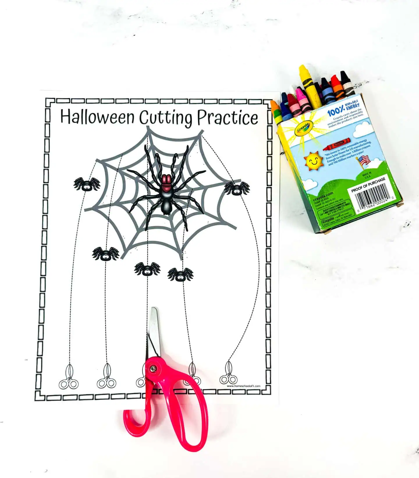 halloween spider cutting