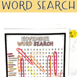 november word search