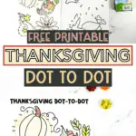 thanksgiving dot to dot worksheets