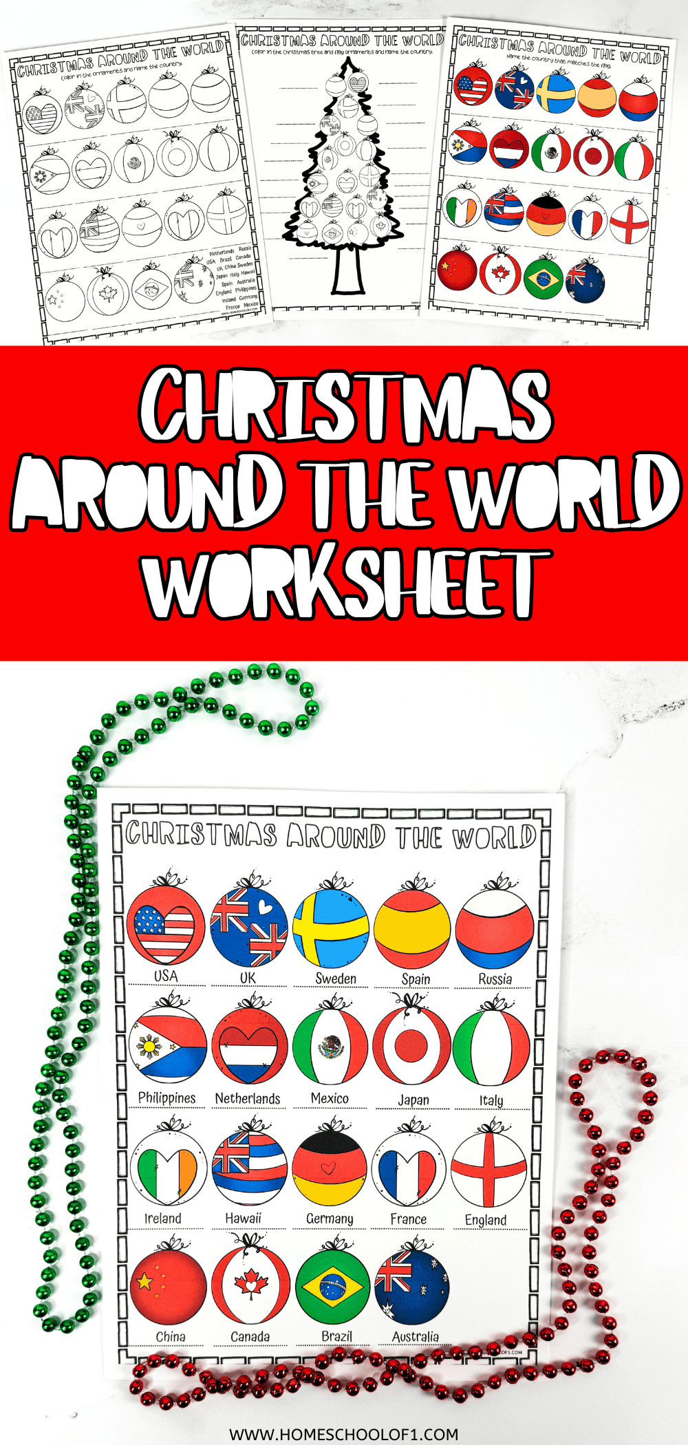 christmas around the world worksheet