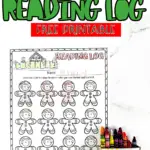 december reading log printable