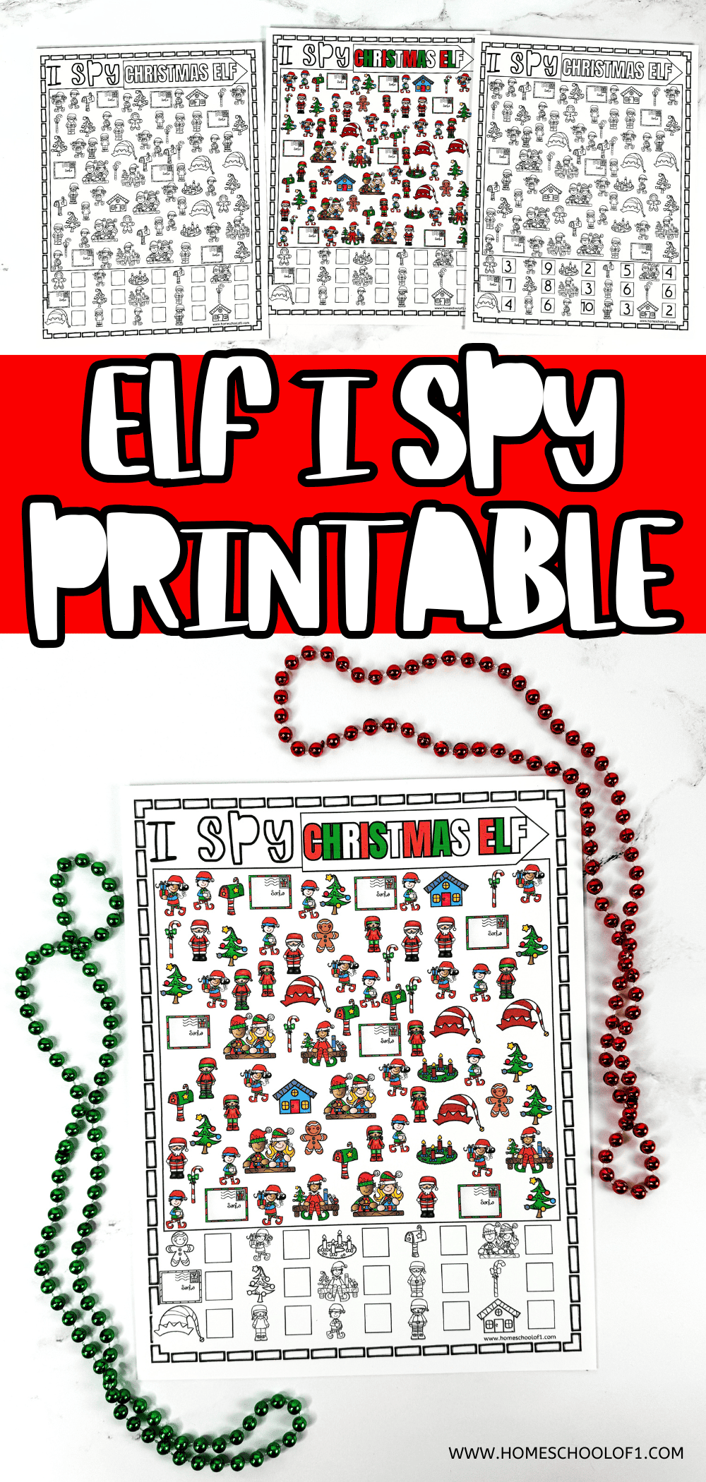 elf on the shelf i spy printable