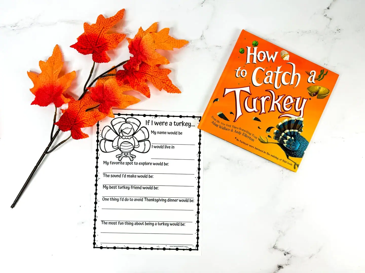 if i were a turkey free writing printable