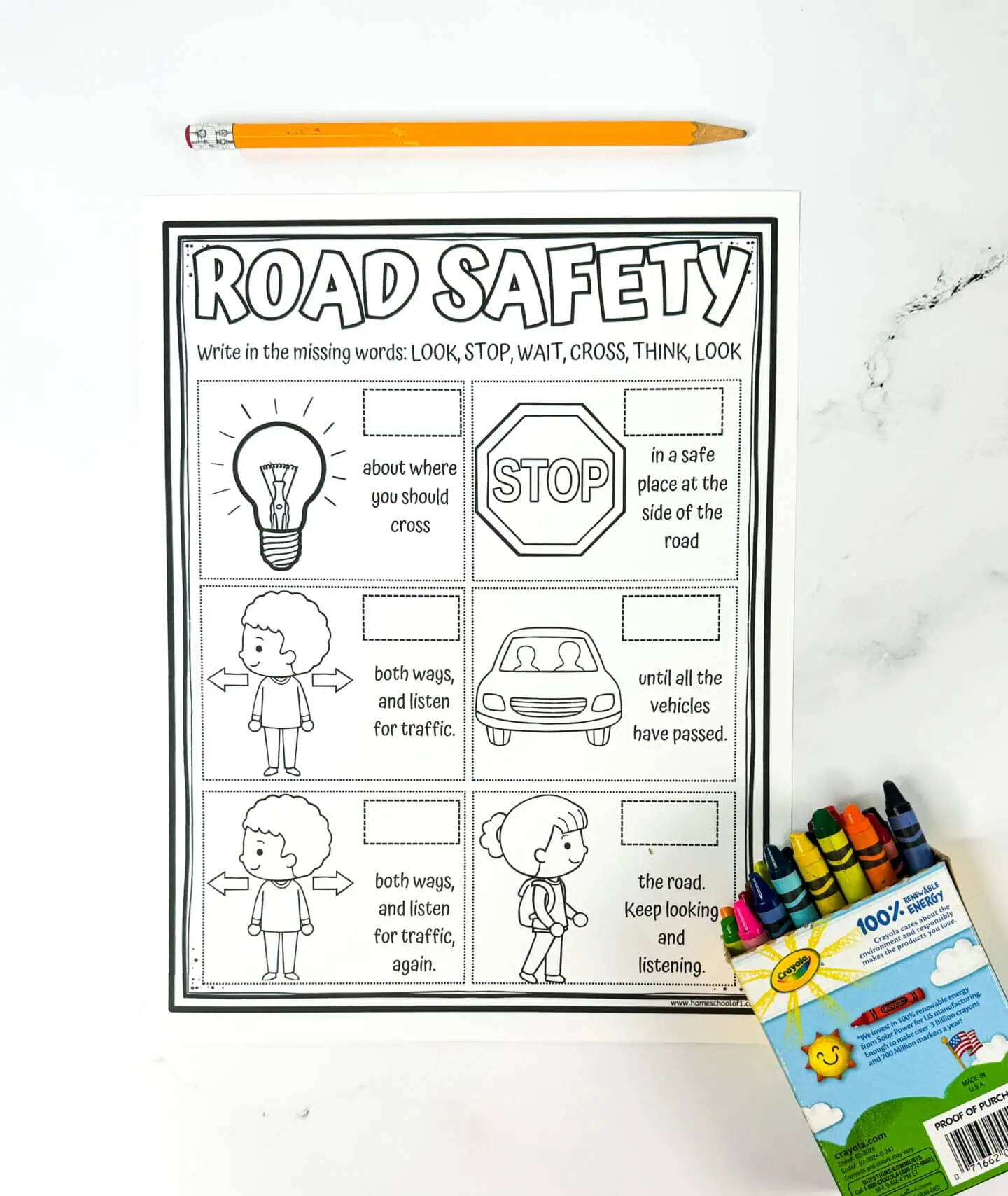 road safety printable