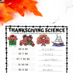 thanksgiving science worksheet