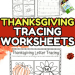 thanksgiving tracing worksheets