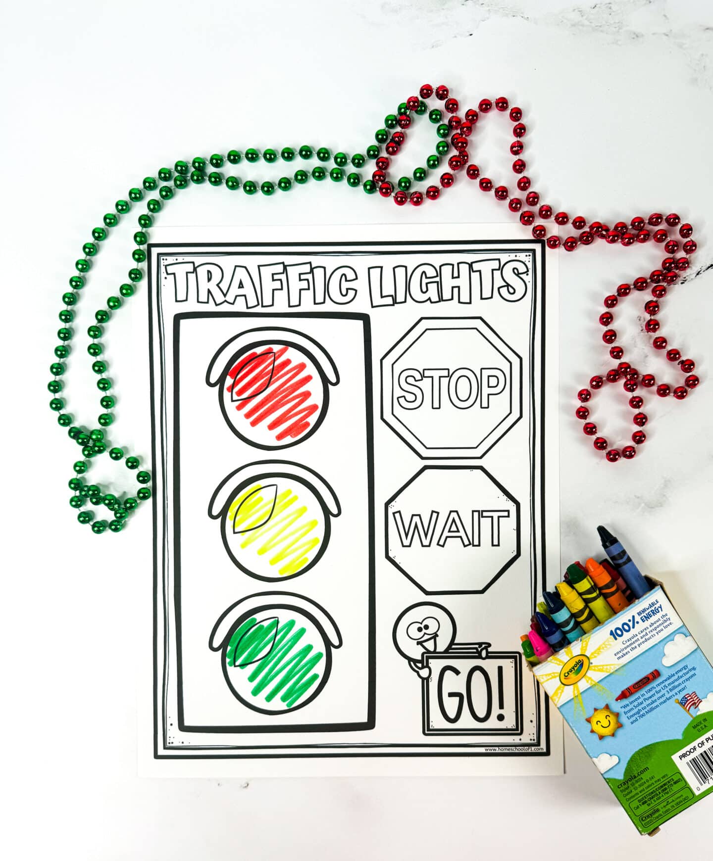 traffic lights printables