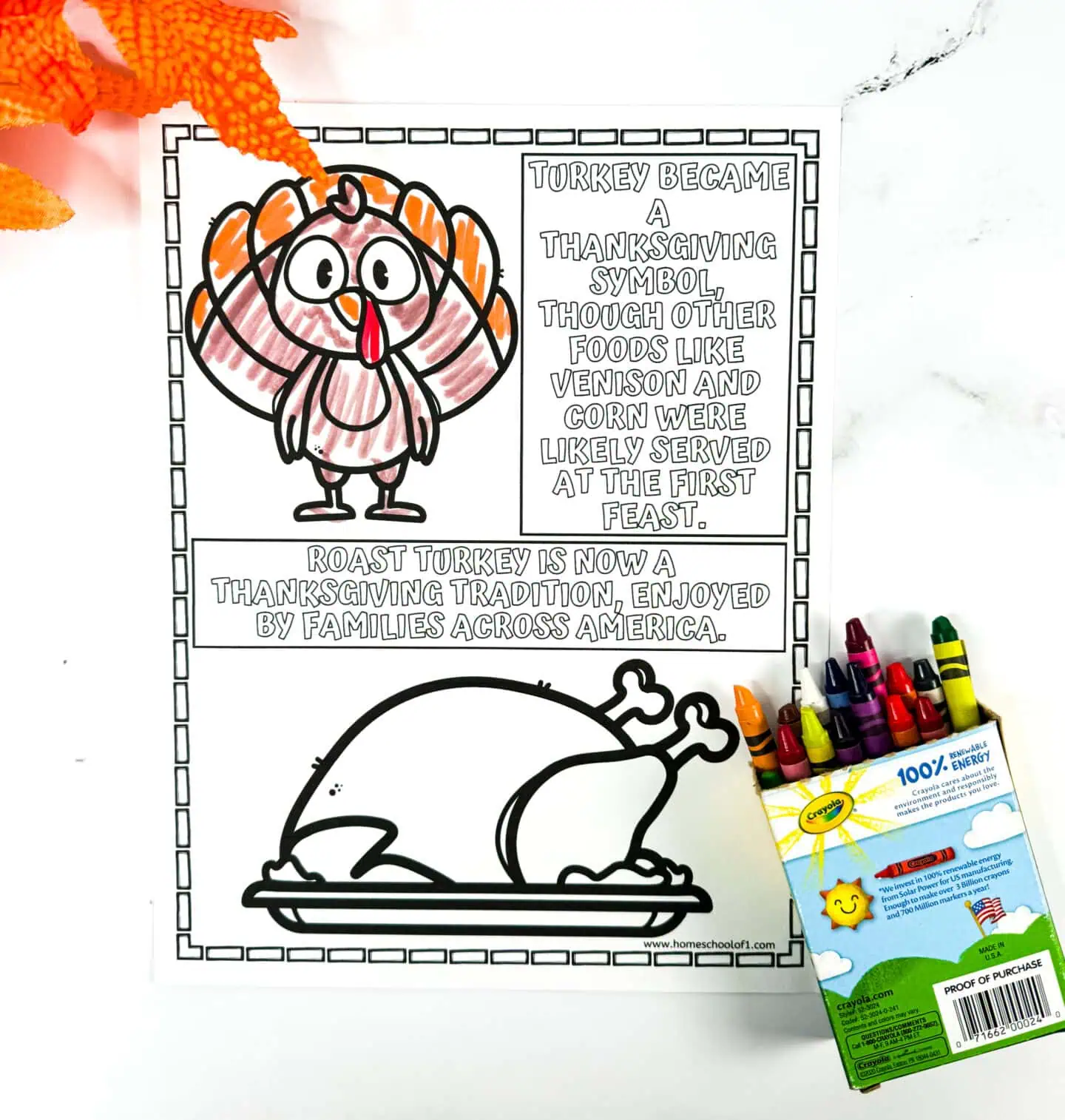 turkey coloring page