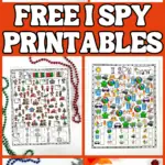 Free printable i spy worksheets