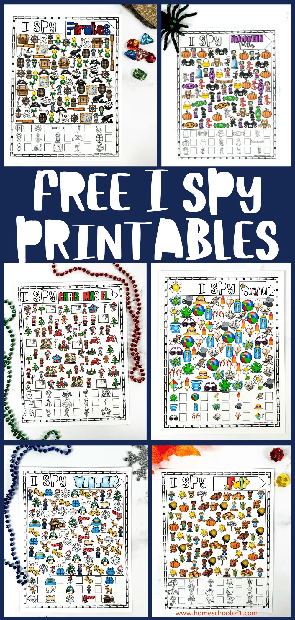 free i spy printables