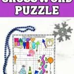 free new year crossword puzzle printable