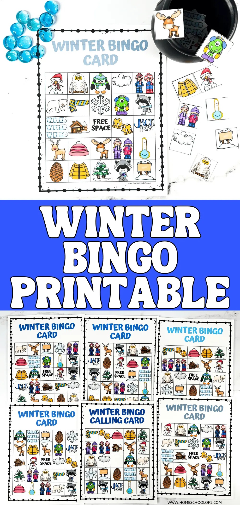 free winter bingo printable