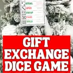 gift exchange dice game printable