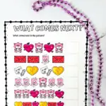 Valentine's day math worksheets