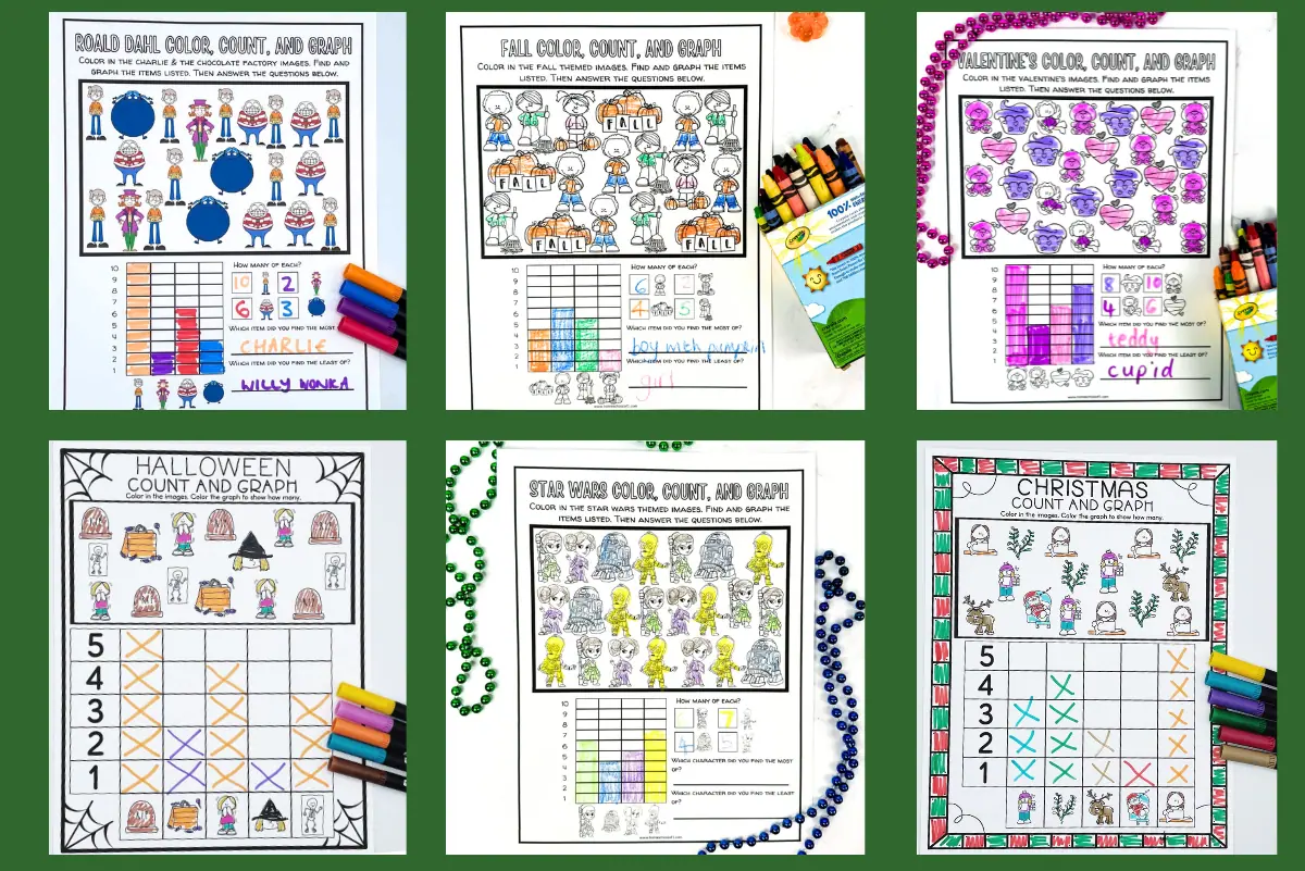 count and graph worksheets