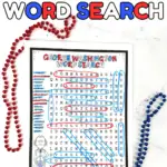 george washington word search printable