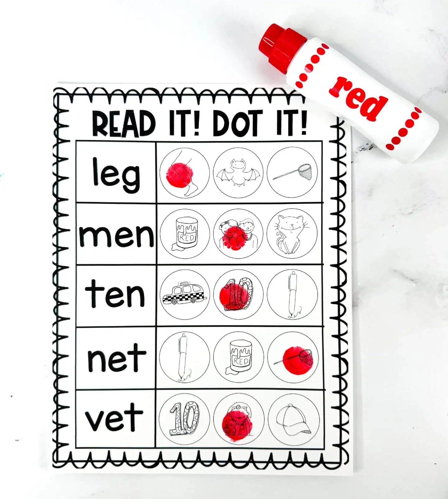 read it, dot it printable