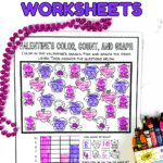 valentine's day graphing worksheet