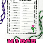 FREE MARCH WORD SCRAMBLE