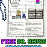 dr seuss crossword printable