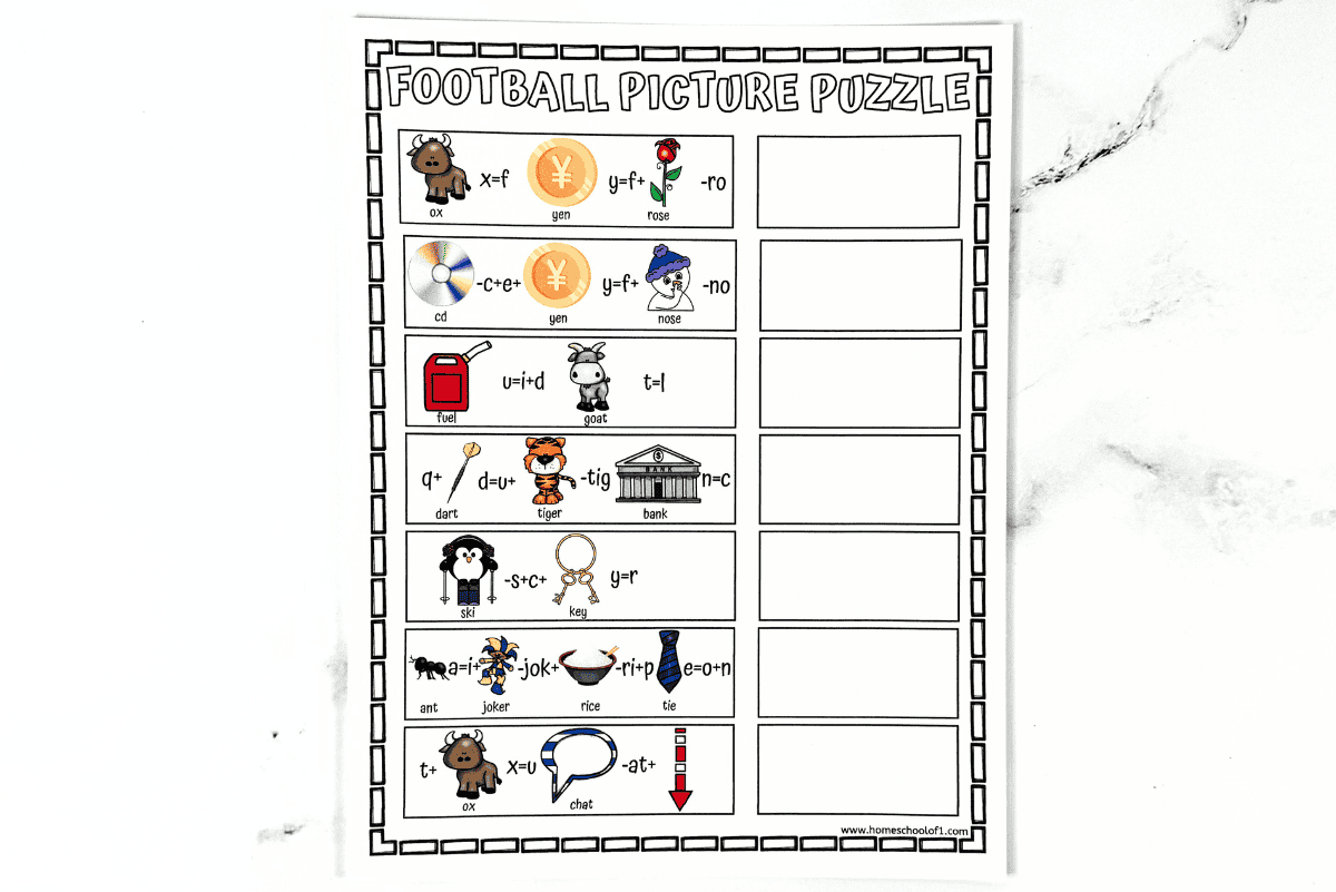 super bowl board free printable