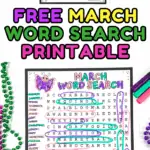 free march word search