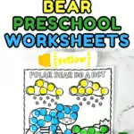 free polar bear preschool worksheets