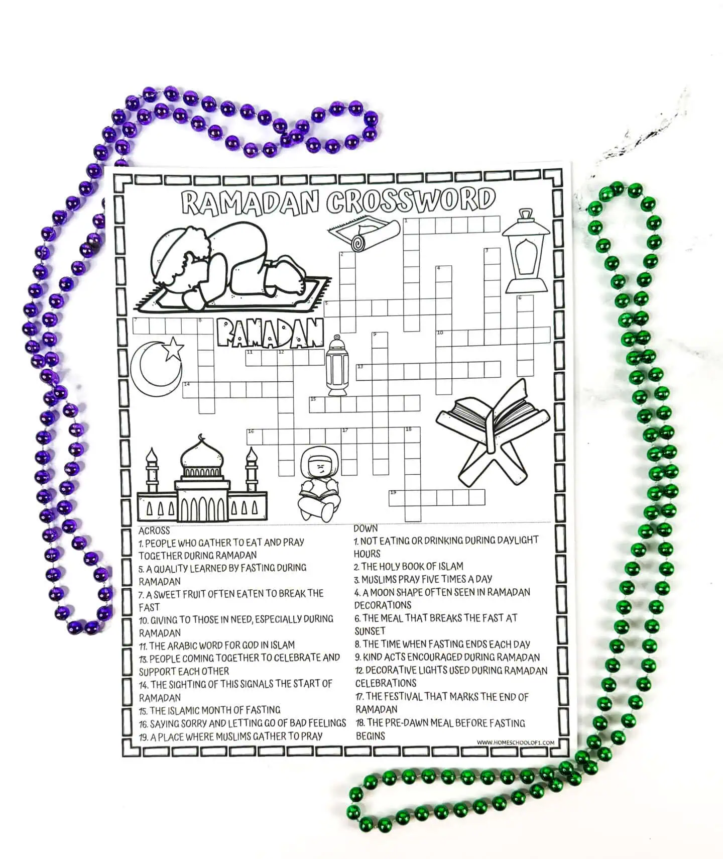 free ramadan crossword pdf