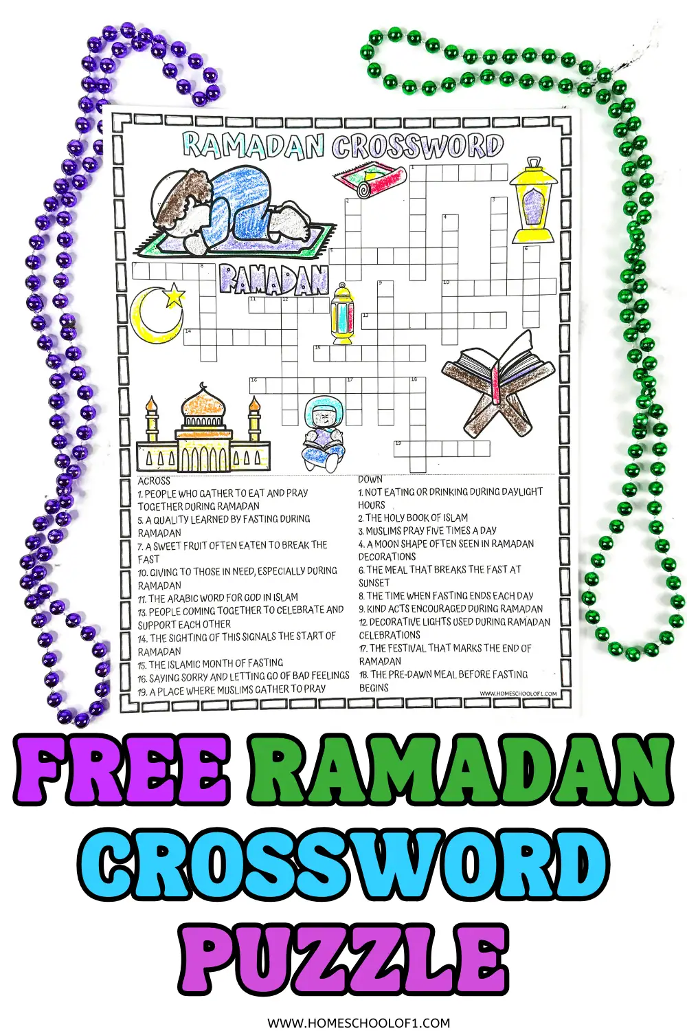 free ramadan crossword puzzle