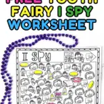 free tooth fairy i spy worksheet