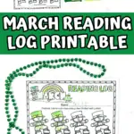 march reading log printable