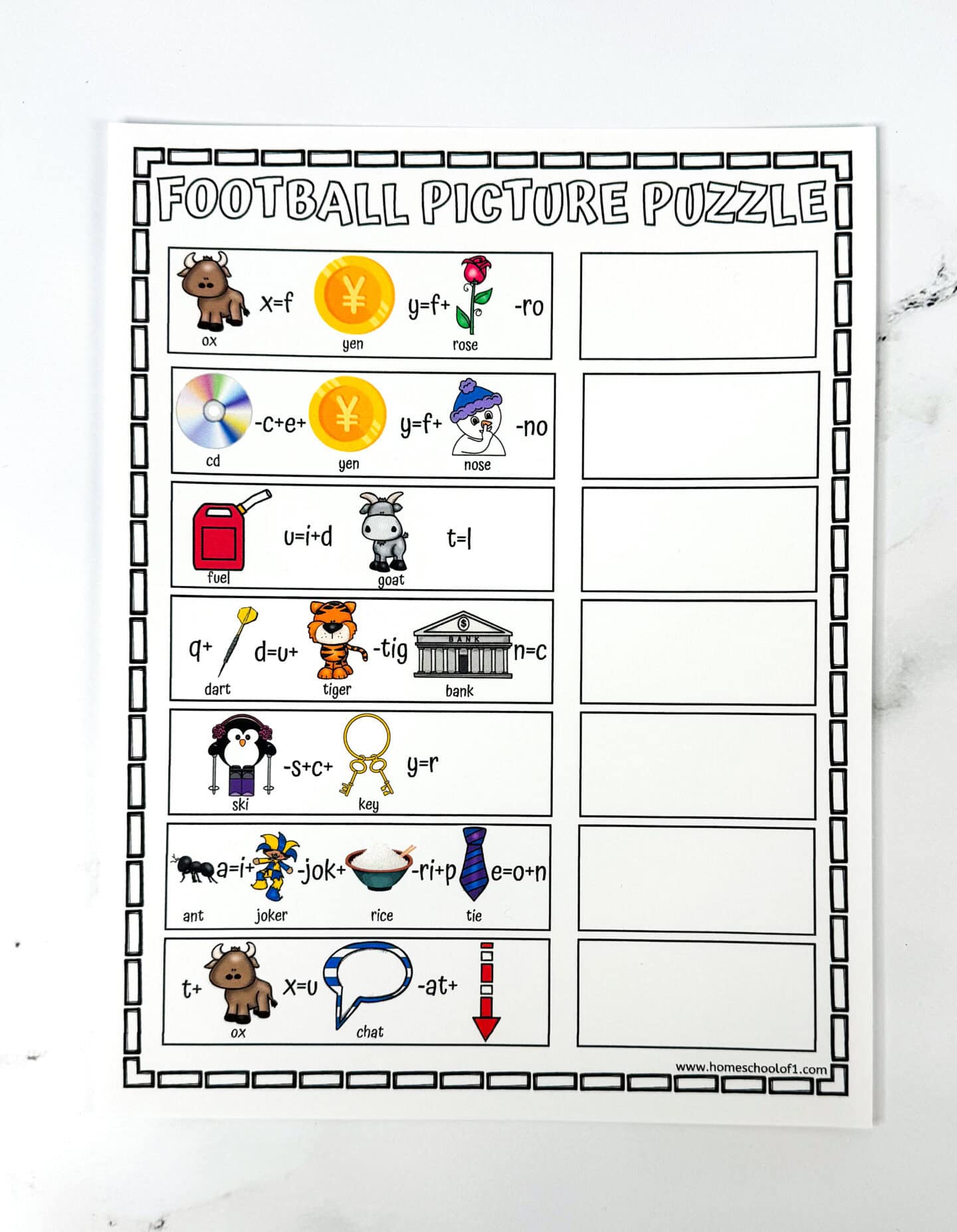 super bowl game printable