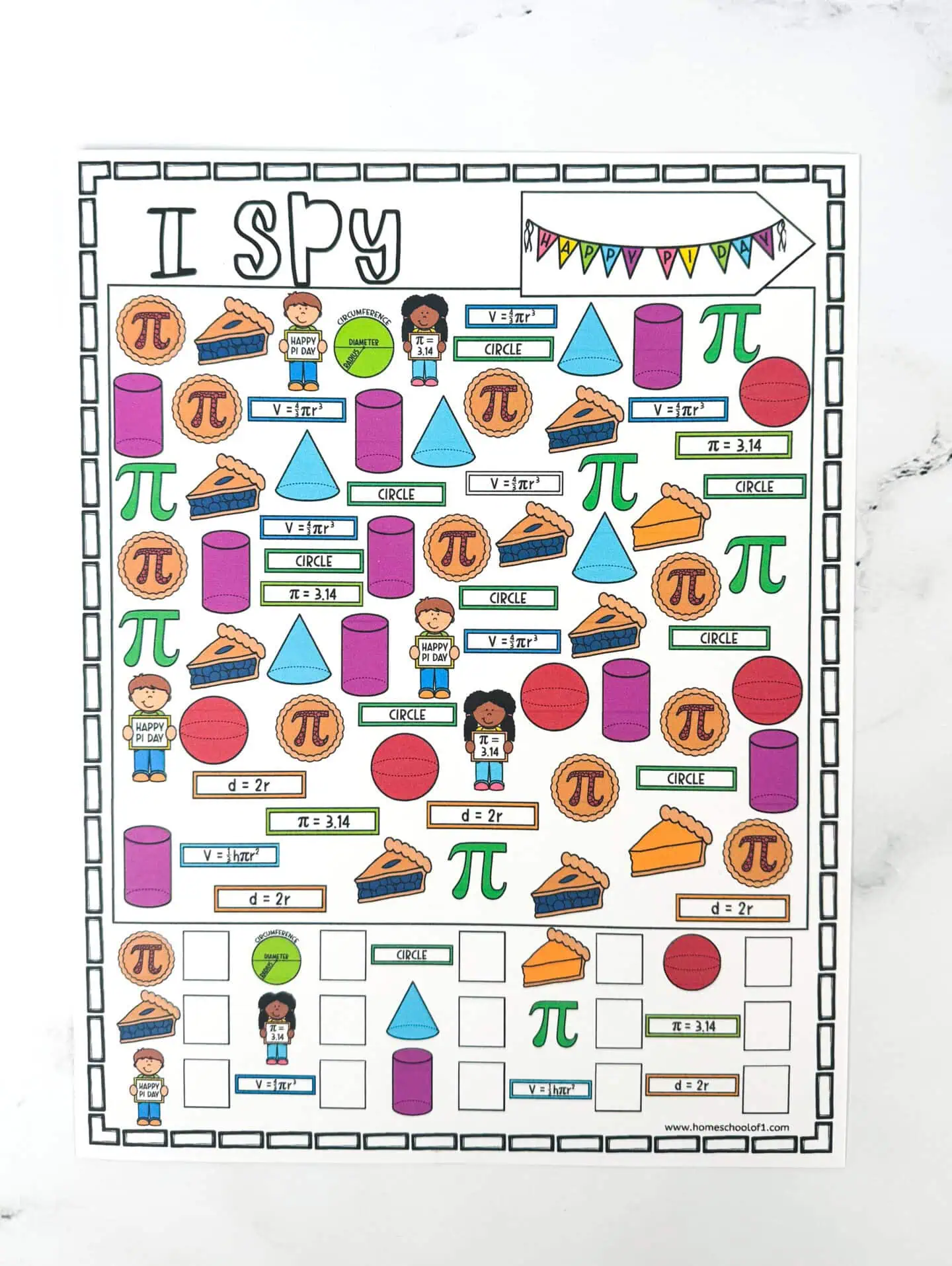 i spy pi day